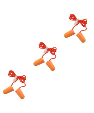 FOMIYES 30 Pairs Ear Plugs Hearing Protection Tool Earplugs for Sleep Earplugs Half Moon Pillow Black Soundproof Earplugs Sanitary Disposal Bags Swimming Noise Mechanical Student