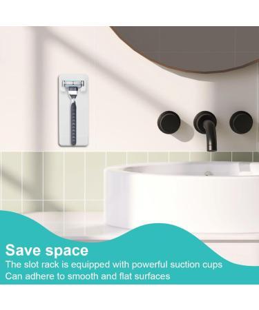 Shop NHPY Waterproof 2-Piece Razor Holder - Self-Adhesive Shower Bracket | No Drilling Perfect Bathroom Storage - Buy Online on GoSupps.com