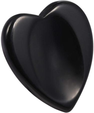 MookaiTEDECOR Obsidian Thumbstone Crystal Massage Stones - Healing Reiki Geman Flat Heart-Shaped Stones (Pack of 2 47x44x7mm) - International Shipping Available - Buy Online on GoSupps.com