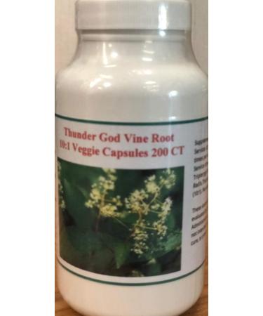 200 * 500mg Tripterygium Wilfordii Thunder God Vine Root Vegi-Capsules 10:1 Granules - Baicao - Buy Online on GoSupps.com