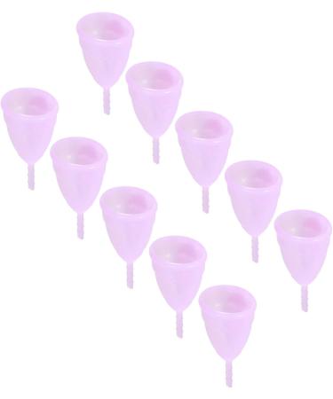 Menstrual Cup for Women - Silicone Reusable Hygiene Collector | 10pcs Pink Personal Care Tool - Eco-Friendly & Comfortable - Buy Online on GoSupps.com