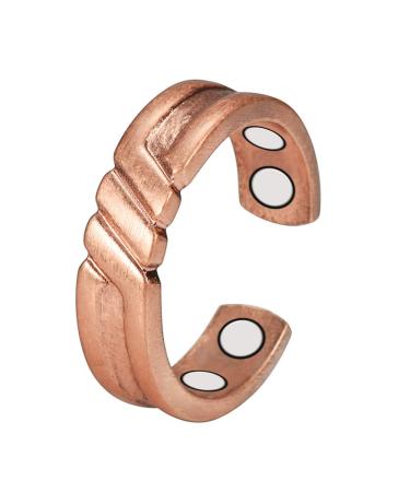 Yinox Heart-shaped magnetic therapy jewelry for women from pure copper 3500 gauss strong magnetism can relieve arthritis and migraines long-term wearing has a slimming effect