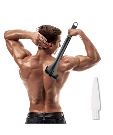 Back razor for men foldable back razors painless and perfect wet and dry shave effective back shave for men