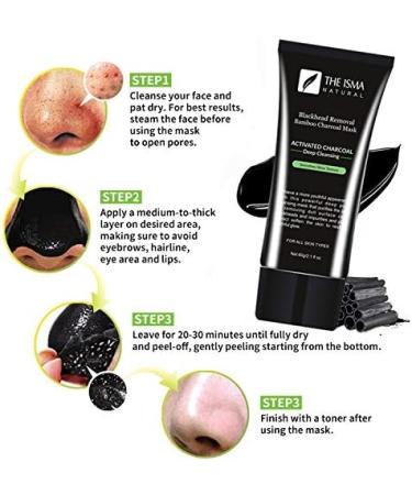  THE ISMA Charcoal masks purifying blackhead cleanser blackhead extractor blackhead removal 60g - Buy Online on GoSupps.com