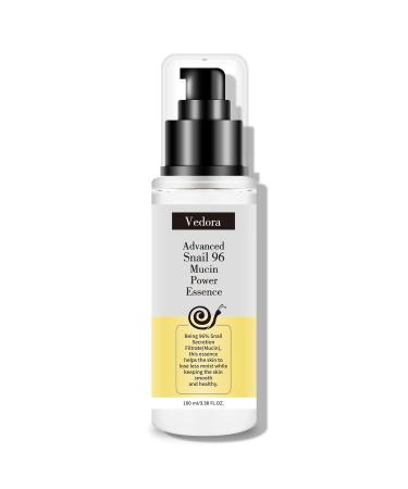 (1Pc) Vedora Snail Mucin 96% Power Hydrating Essence: Moisturizing Serum with Snail Secretion Filtrate for Radiant Nourished Skin (100ml) - Buy Online on GoSupps.com
