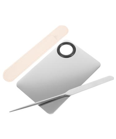 5 Sets Liquid Foundation Palette & Stainless Steel Spatula - Premium Makeup Mixing Tools for Flawless Application - Buy Online on GoSupps.com