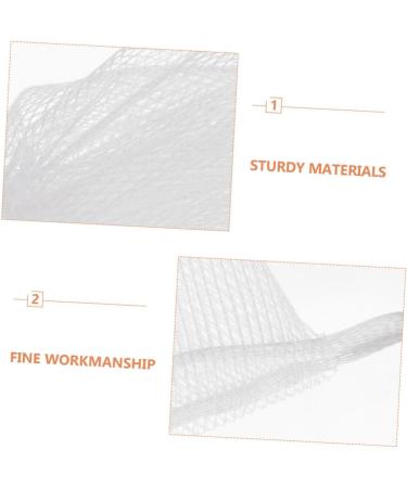 Baluue 12pcs Foaming Mesh Cleansing Bag Soap Saver Mesh Net Soap Bags Drawstring Soap Sack Mesh White Pp - Buy Online on GoSupps.com
