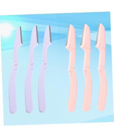 FRCOLOR 18 Pcs Eyebrow Razor Kit - Portable Eyebrow Trimmer & Facial Hair Shaver in Purple - Perfect for Grooming & Beauty Care - Buy Online on GoSupps.com