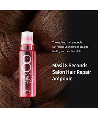 Masil 8 Seconds Salon Hair Repair Protein Treatment Mask 0.5floz X10ea - Korean Hair Care - Buy Online on GoSupps.com