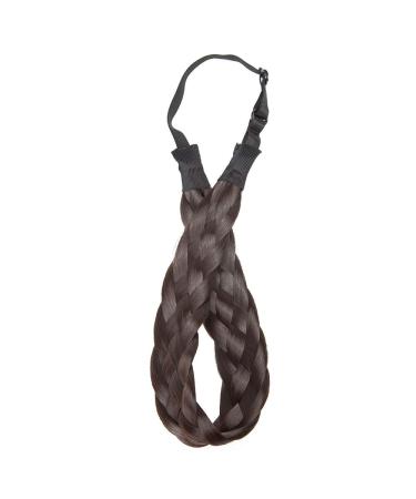 SEGO Braided Headband for Women - Adjustable Elastic Hair Band - Boho Style Synthetic Hairpiece - Wide Plaited Braids - Hair Accessories - M 4A - Buy Online on GoSupps.com