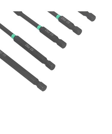 6-Piece Strong Magnetic Screwdriver Bit Set - Non-Slip Replacement Bits for Woodworking - Buy Online on GoSupps.com