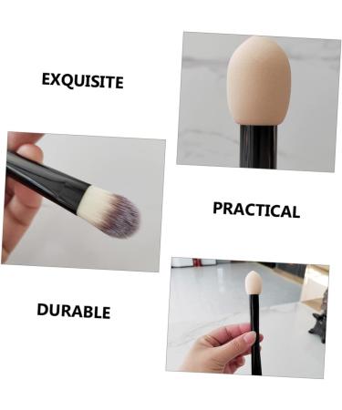 Beavorty Double-ended makeup brush double ended sponge make up eyebrow brush concealer brush sponge foundation brush for liquid makeup beauty travel plastic Wet and dry mascara 19X2.5CM As Shown - Buy Online on GoSupps.com