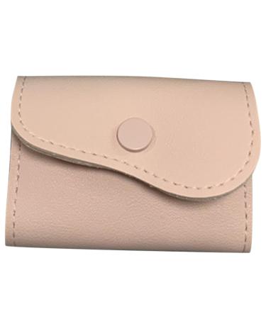 Beaupretty Nail Drill Bits Holder Container Nail Holder Nail Bits Organizer Drill Bit Organizer Bag Nail Drill Bits Storage Bag Nail Organizer Bag Thickened Pvc Manicure Storage Items Pink