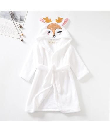 Uiflqxx 3D Animal Baby Bathrobe - Soft Flanel Hooded Towels | Personalized Gifts for Babies & Kids (Ages 7-8) - Buy Online on GoSupps.com