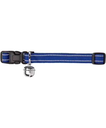 HUNTER FLASHLIGHT cat collar nylon elastic reflective bell blue blue one size