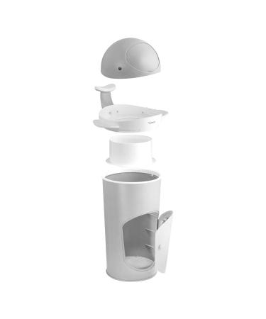 Kindsgut Diaper Wal Light Gray - Refill Film Included Odor-Tight Easy Cleaning Eco-Friendly Materials Beautiful Whale Design - Buy Online on GoSupps.com