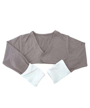 EDENSWEAR Zinc-Filled Rayon Eczema Face Anti-Scratch Sleeve Cover Vest (24Months Grays) Grays 24 Months