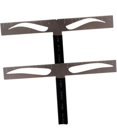FRCOLOR 2pcs Eyebrow Drawing Tool Eyebrow Stencil Kit Brow Stencils Three-point Eyebrow Ruler Mold With Box - Buy Online on GoSupps.com