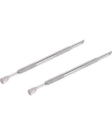 2 Set Cuticle Pusher Set Dead Skin Removal Versatile Cuticle Pusher Nail Polisher Finger Divider for Home Nail Salon - Buy Online on GoSupps.com