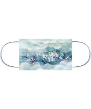 3 Ply Disposable_Face_Mask with Halloween Cute Pattern Design Comfortable Covers Suitable For Adults Outdoor Use Protection - Buy Online on GoSupps.com