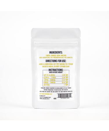 Pet Moss: Sea Moss For Cats | Multi-Mineral | Multi-Vitamin | Joint Supplement | Hair Skin and Nail Supplement | Cat Skin Supplement | Allergy Supplement | Collagen Supplement | Probiotic - Buy Online on GoSupps.com