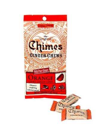(3 Pack) - Chimes - Ginger Chews - Orange | 42.5g | 3 Pack Bundle