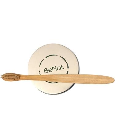 BeNat All Natural Tooth Powder for Teeth Whitening Gluten Free Toothpaste Powder Teeth Whitener with Essential Oil to Fight Bad Breath Sensitive Teeth 1.8 oz for Women Men and Kids Reusable Container - Buy Online on GoSupps.com