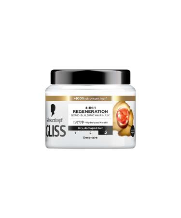 Schwarzkopf Gliss 4in1 Regeneration Hair Mask Dry Damaged Hair 400 ml