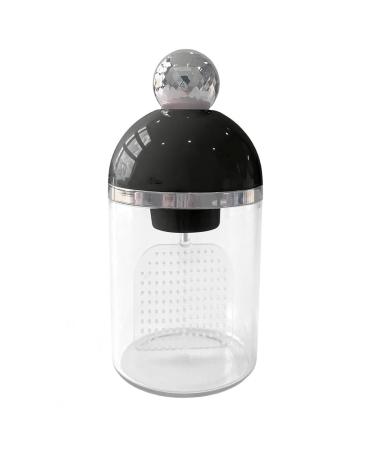 Electric Face Cleanser Foam Cup Foam Whip Maker Automatic Foam Cleanser Cleanser Foam Maker for Face Cleansing Skincare Cleaner Tool for Home & Travel(Color:Black)