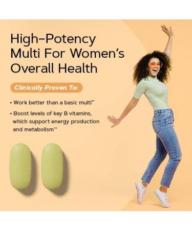 GNC Women s Energy and Metabolism Multivitamin Caplets Clinically Proven Calorie Burn Focus 100mg Caffeine Active Nutrition Immune Bone Beauty Iron Biotin Timed Release 180 ct 90 svgs - Buy Online on GoSupps.com