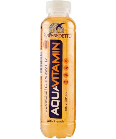San Benedetto Aquavitamine C-Power PET Water Bottles Orange 40 cl Pack of 24 - Buy Online on GoSupps.com