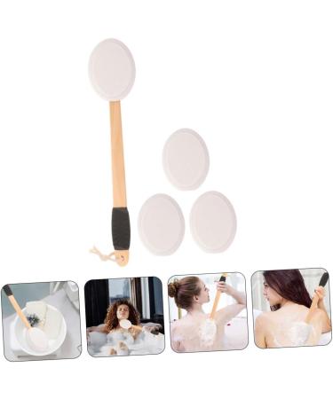 Buy Anti-Slip Bath Brush & Lotion Applicator Set | Long Handle Back Applicator for Sunscreen & Lotion - International Shipping Available - Buy Online on GoSupps.com