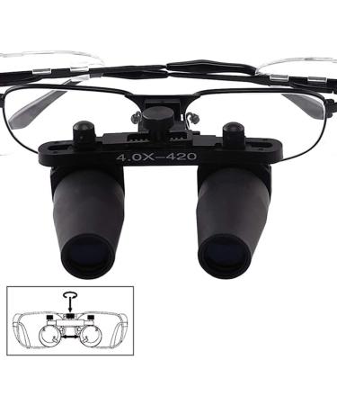 Nickel Alloy Frame 4.0X 4X Magnification Binocular Magnifier - Buy Online on GoSupps.com