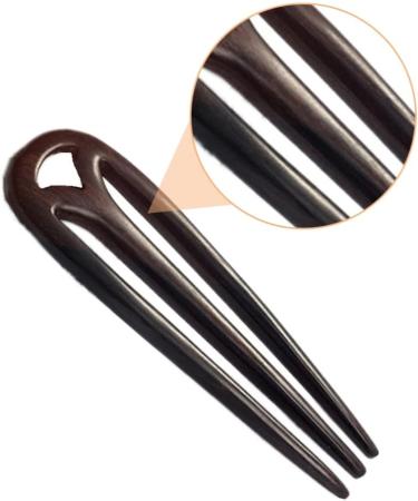 Hairpin Hair Styling Stick Chinese Wood Hair Sticks Gold Hair Accessories Wooden Hair Fork French u Pin Hair Jewels for Women Chinese Wooden Hair Stick Sandalwood Wedding Asia Miss - Buy Online on GoSupps.com