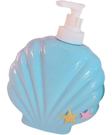 Fabater Bath Dispenser Bottle Body Wash Pump Bottle Food Grade ABS Plastic Refillable for Hotel (Shell Shape One Size) - Buy Online on GoSupps.com