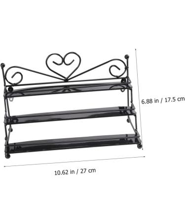  minkissy minkissy Nail Polish Storage Rack - Nail Polish Storage Holder - Wrought Iron Lipstick Shelf - Buy Online on GoSupps.com