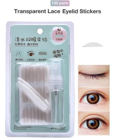 Eye Lid Lifter Tape | 120 Pairs Mesh Eye Lid Lifter Strips No Glue Makeup Accessories Eyelid Tape for Proms Activities Events Ceremonies Sritob Small - Buy Online on GoSupps.com