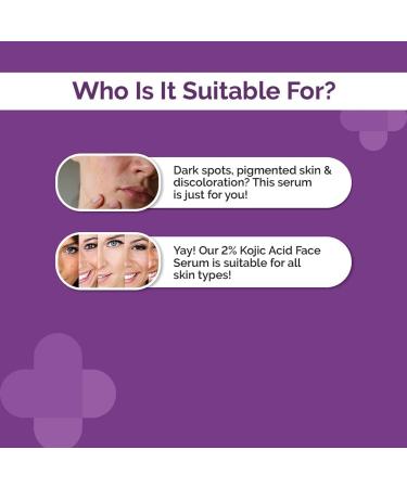 LOGY Co 2% Kojic Acid Face Serum With 1% Alpha Arbutin & Niacinamide For Dark Spots & Pigmentation 30mlQ - Buy Online on GoSupps.com