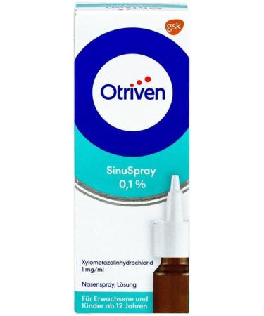 Otriven SinuSpray 0.1% Nasal Spray for Sinusitis - 10 ml | Fast Relief & International Shipping - Buy Online on GoSupps.com
