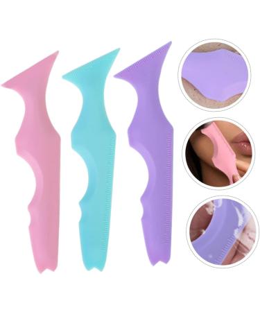 POPETPOP 3pcs Silicone Beauty Ruler Purple Tools Eyeliner Aid Silicone Eyeliner Tool Girl Supplies The Face - Buy Online on GoSupps.com