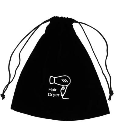 NULYLU 4pcs Flannel Hair Dryer Bag Travel Bag for Blow Dryer and Hair Tool Makeup Pouch Drawstring Bag Case - Buy Online on GoSupps.com