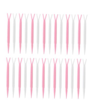 FRCOLOR 100pcs Double Eyelid Y-shaped Fork Y- Shape Makeup Forks Eyelid Makeup Tools Eyelid Sticker Eyelid Tapes Applicator Eyelid Tape Fork Eyelids Tape Stick Abs Fiber Strip Make up