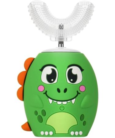 Trueocity Kids U Shape Toothbrush - Automatic Rechargeable Electric Dinosaur Toothbrush for Toddlers Age 2+ - Fun & Effective Children's Dental Care - Buy Online on GoSupps.com