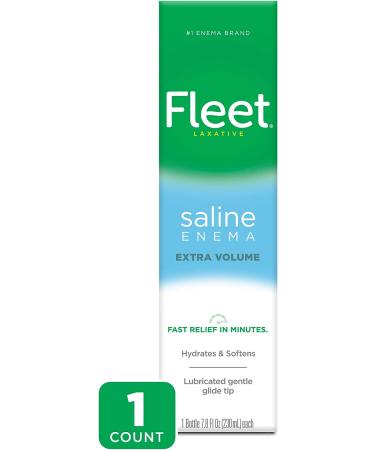 Fleet Saline Laxative Enema 7.8 oz 12-Pack - Fast-Acting Relief in Multicolor - Buy Online on GoSupps.com