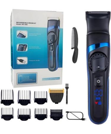 Professional Cordless Hair Clippers for Men - Adjustable Electric Hair Trimmer with LED Display & Box - Buy Online on GoSupps.com