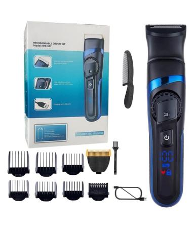 Buy Adjustable Cordless Hair Clippers for Men - Professional Electric Hair Trimmer with LED Display & Box - Buy Online on GoSupps.com