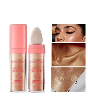 Buy 3 Color Highlighter Powder Makeup - Long-Lasting Glitter & Shimmer for Face & Eyes (03#Bronze 1.7 Oz) - International Shipping Available - Buy Online on GoSupps.com