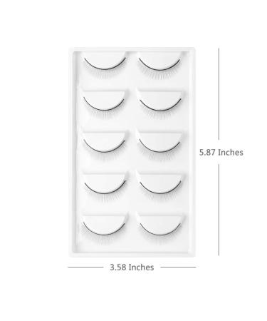 Gemerry 25 Pairs of Self-Adhesive Practice Eyelashes for Beginners | Includes 7 Pads & 1 Brush | Perfect for Eyelash Extensions - Buy Online on GoSupps.com