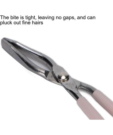 Professional Stainless Steel Eyebrow Tweezers Precision Hair Removal & Scissor Grip Ideal for Eyebrows & Beard Grooming - Buy Online on GoSupps.com