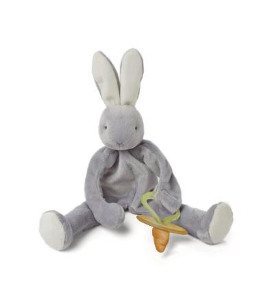 Bunnies By The Bay Bloom Bunny Silly Buddy  Bunny Rabbit Stuffed Animal   Grey   10 Inch (Pack of 1)
